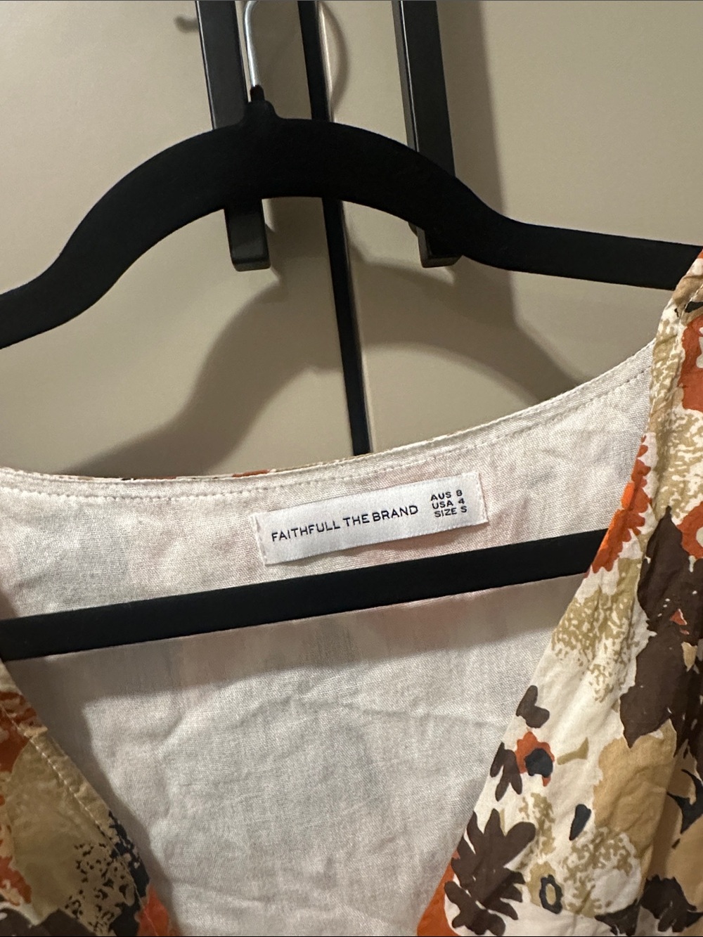 Faithfull The Brand Faria Mini Kaiya Floral Print Dress Size 4 — image 8 of 8